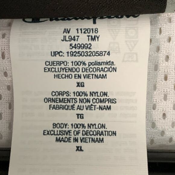 Champion Retro Color Block Warm-up jacket NWT Size Extra Large - Picture 9 of 10